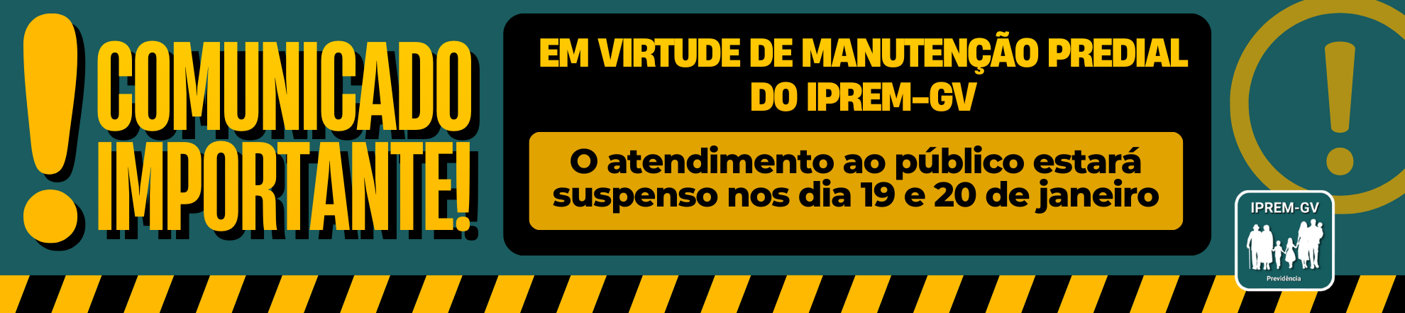 Suspensão atendimento